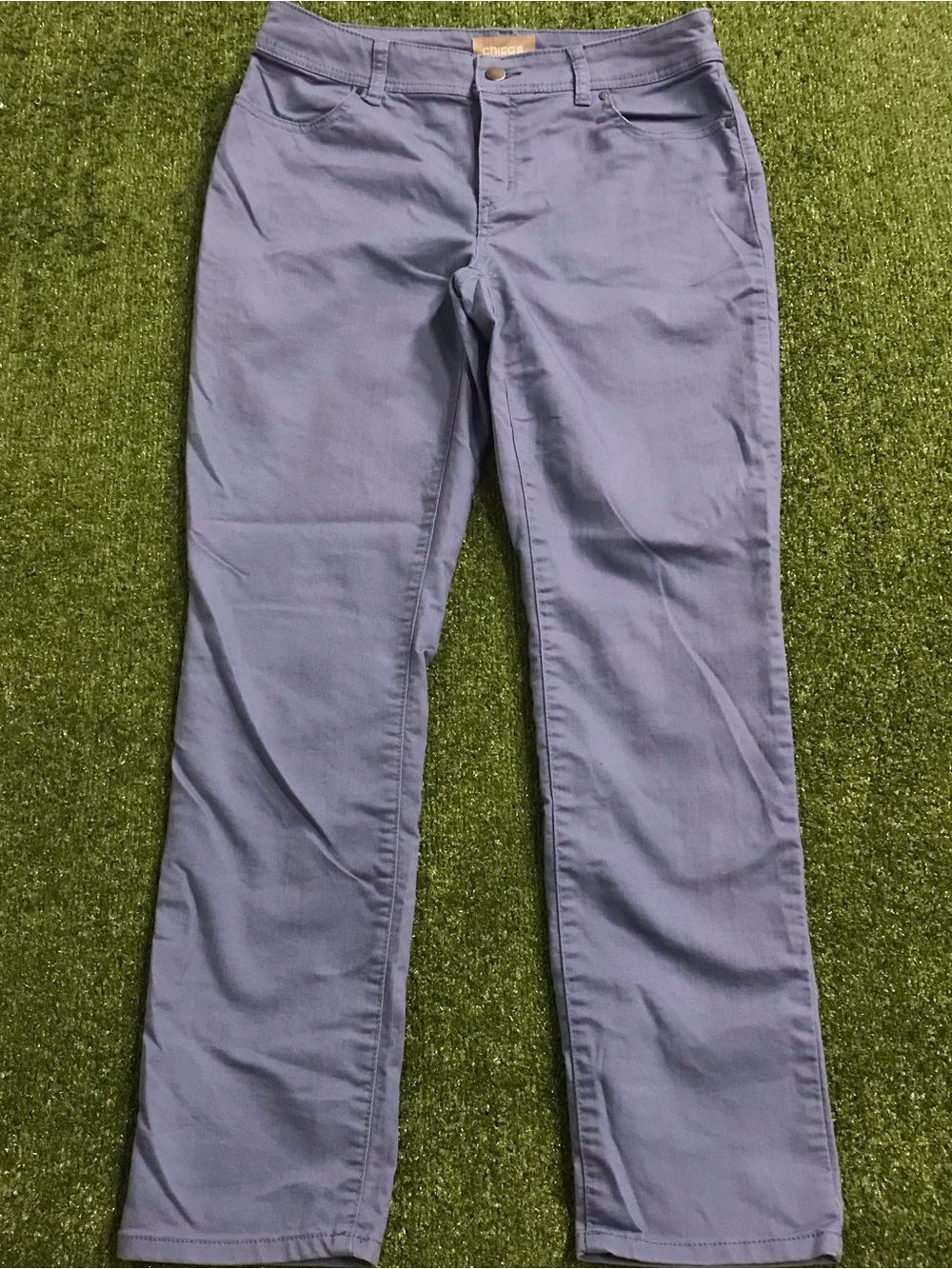 Chico's Periwinkle Straight Leg Pants
